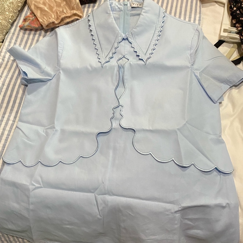 Vivetta blue shirt (size 6)